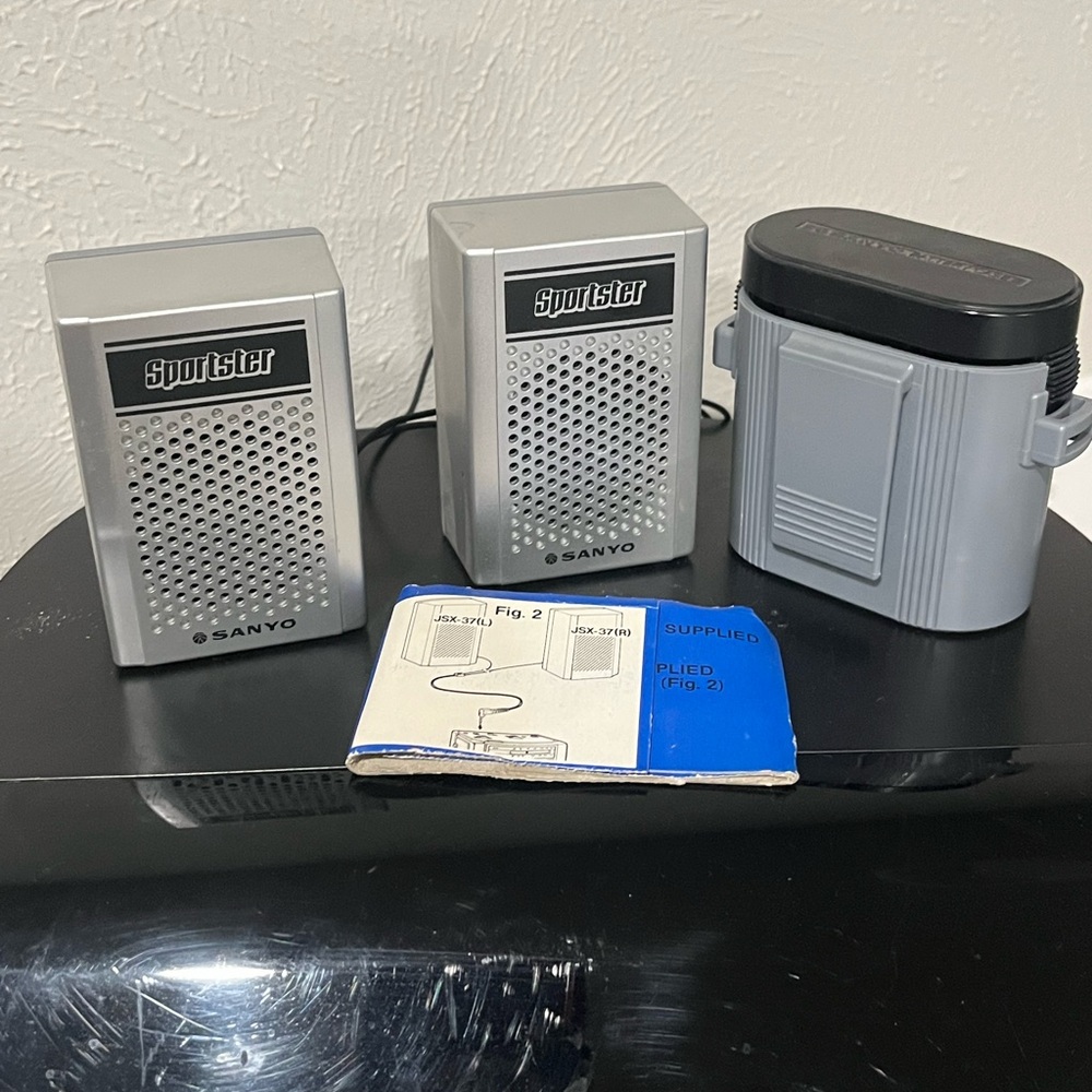 Sanyo Sportster Portable Speakers - Silver